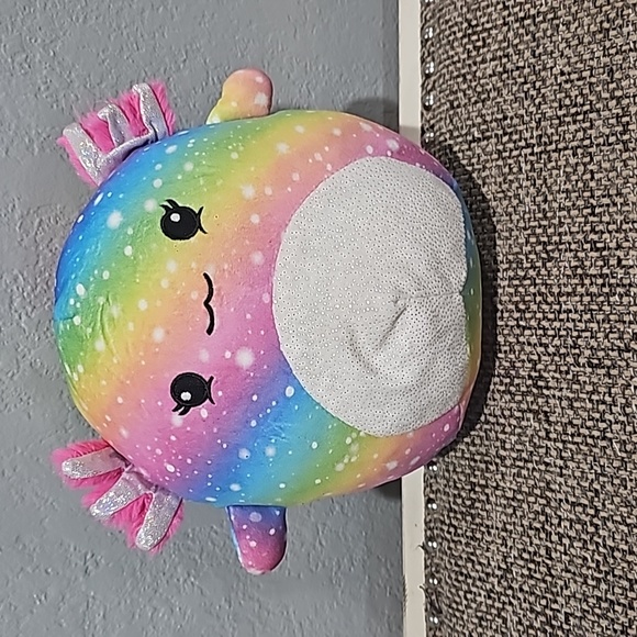 Squishmallows Other - Squishmallow Rainbow Galaxy Axolotl Stuffed Plush Scented 8"